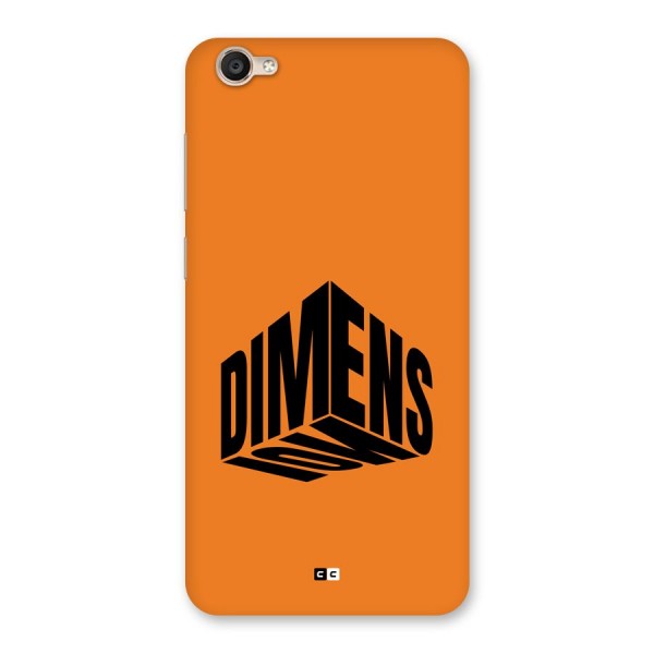 Dimension Typography Back Case for Vivo Y55s