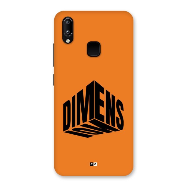 Dimension Typography Back Case for Vivo Y93