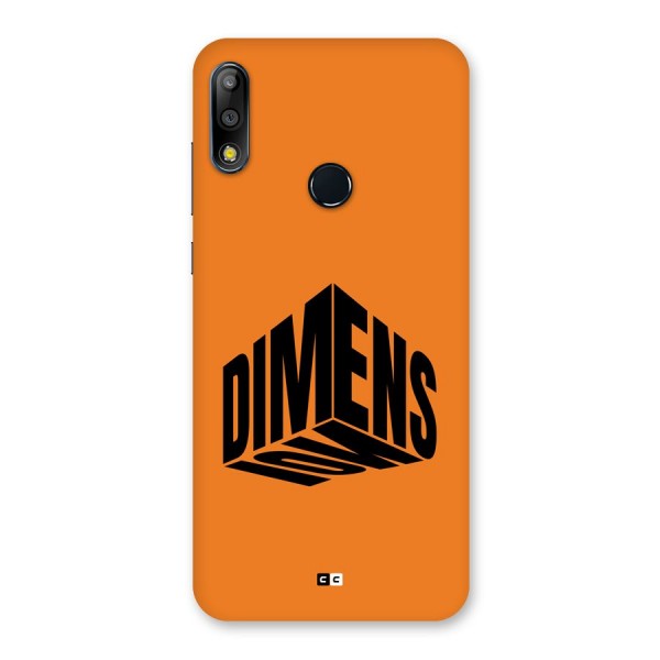 Dimension Typography Back Case for Zenfone Max Pro M2