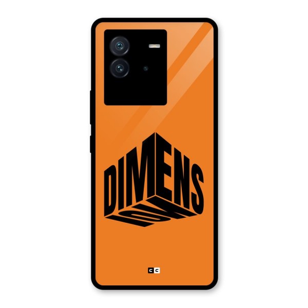 Dimension Typography Glass Back Case for Vivo iQOO Neo 6 5G