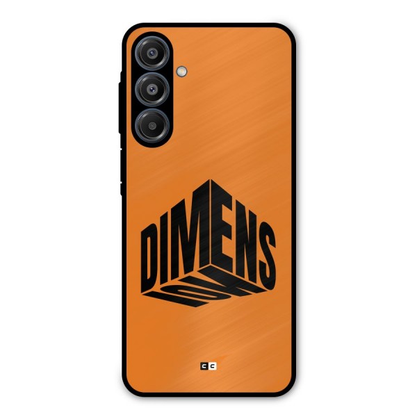 Dimension Typography Metal Back Case for Galaxy A16 5G