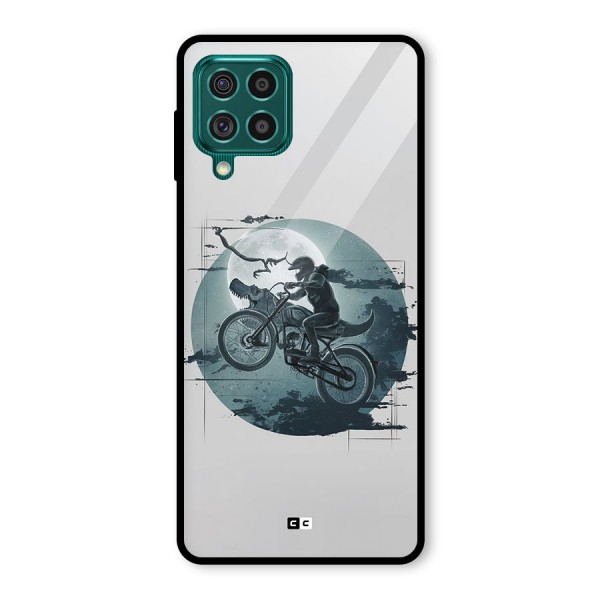 Dino Rider Glass Back Case for Galaxy F62