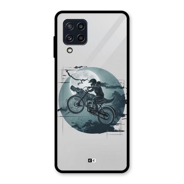 Dino Rider Glass Back Case for Galaxy M32