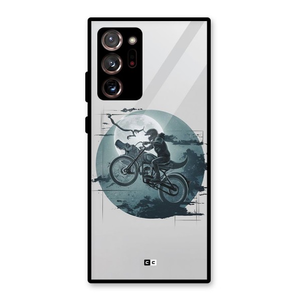 Dino Rider Glass Back Case for Galaxy Note 20 Ultra 5G