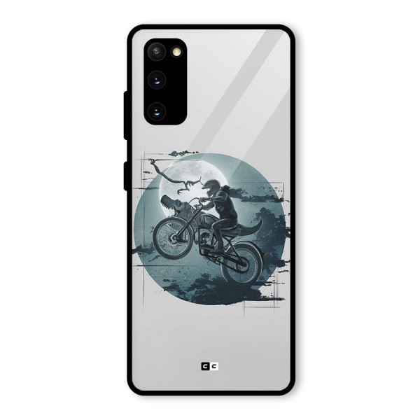 Dino Rider Glass Back Case for Galaxy S20 FE 5G