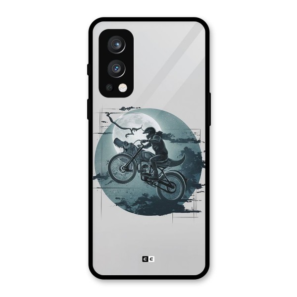 Dino Rider Glass Back Case for OnePlus Nord 2 5G