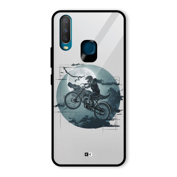 Dino Rider Glass Back Case for Vivo Y15