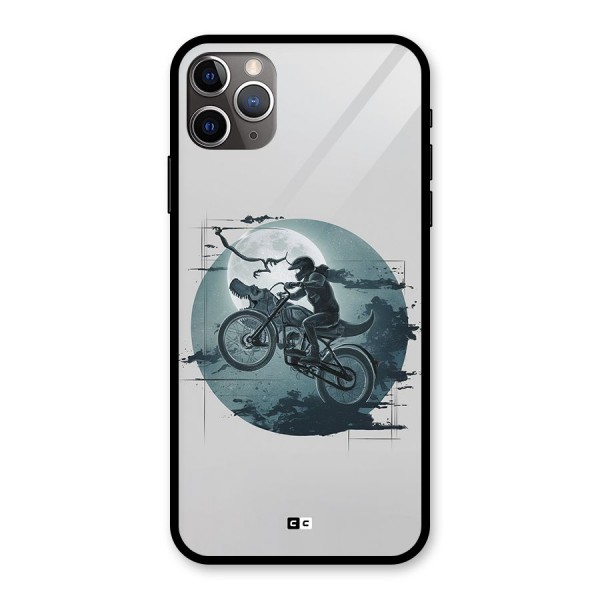Dino Rider Glass Back Case for iPhone 11 Pro Max