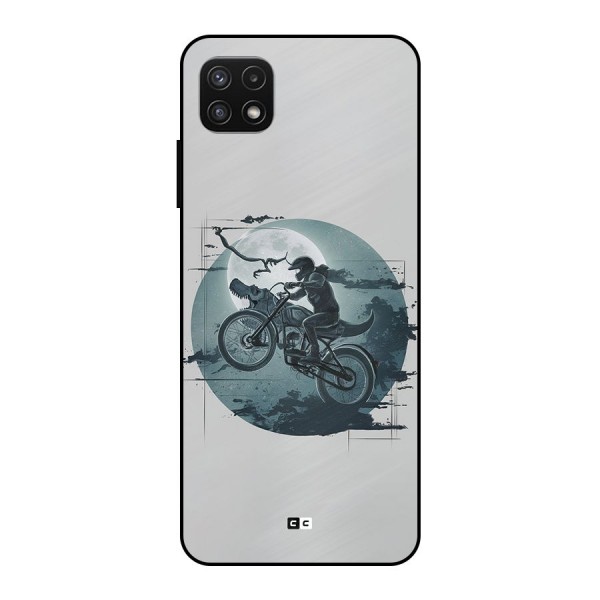 Dino Rider Metal Back Case for Galaxy A22 5G