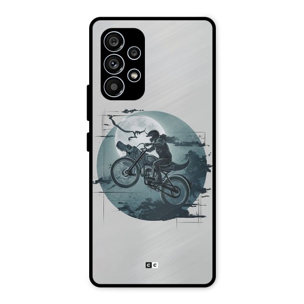 Dino Rider Metal Back Case for Galaxy A53 5G