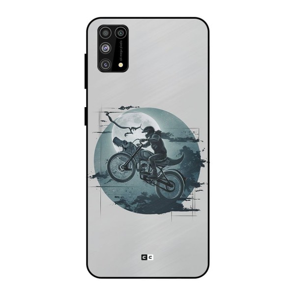 Dino Rider Metal Back Case for Galaxy F41