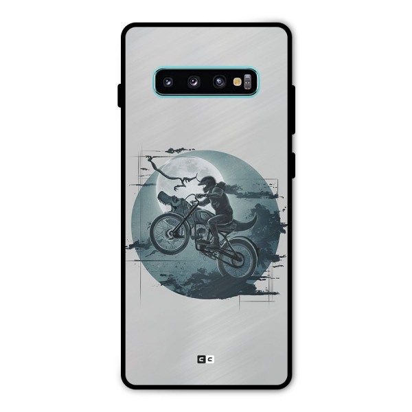 Dino Rider Metal Back Case for Galaxy S10 Plus