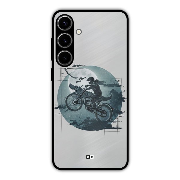 Dino Rider Metal Back Case for Galaxy S24 Plus
