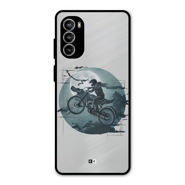 Dino Rider Metal Back Case for Moto G82