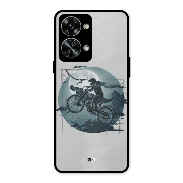 Dino Rider Metal Back Case for OnePlus Nord 2T