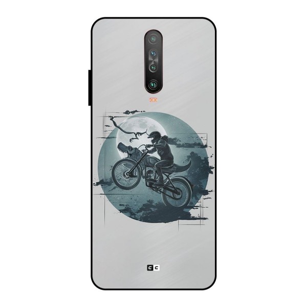 Dino Rider Metal Back Case for Poco X2