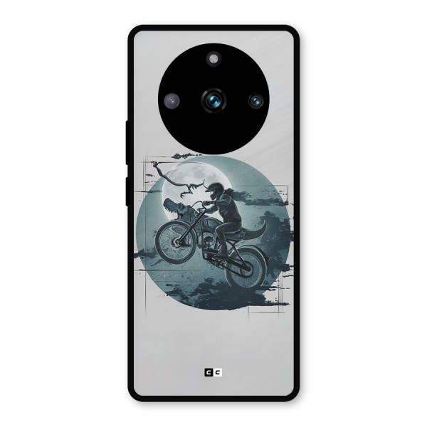 Dino Rider Metal Back Case for Realme 11 Pro
