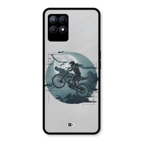 Dino Rider Metal Back Case for Realme Narzo 50