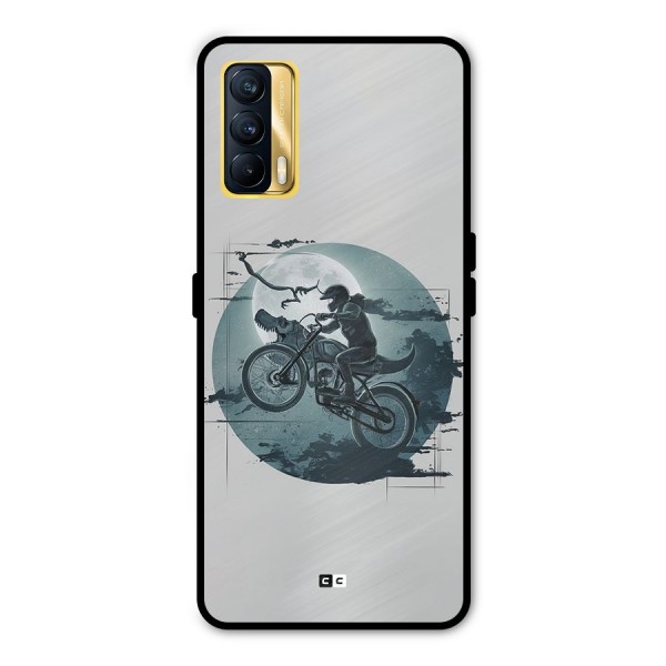 Dino Rider Metal Back Case for Realme X7