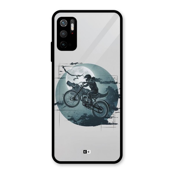 Dino Rider Metal Back Case for Redmi Note 10T 5G