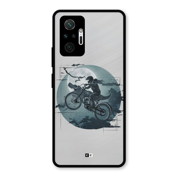 Dino Rider Metal Back Case for Redmi Note 10 Pro Max