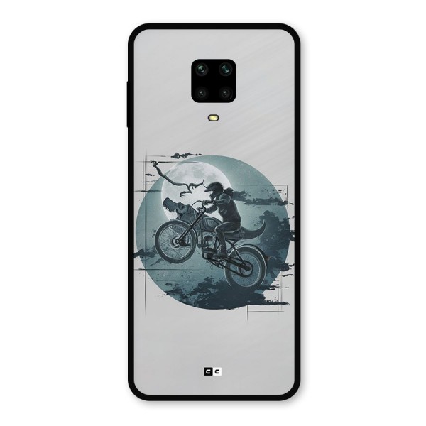 Dino Rider Metal Back Case for Redmi Note 9 Pro Max