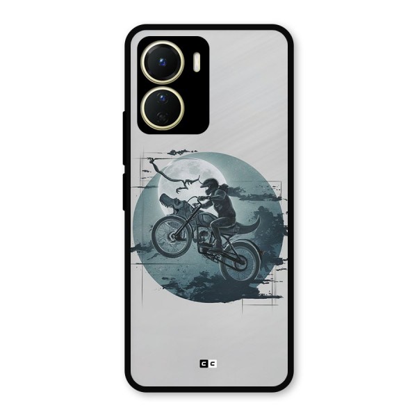 Dino Rider Metal Back Case for Vivo T2x