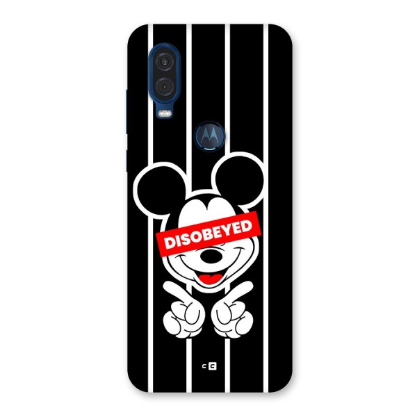 Disobeyed Micky Back Case for Motorola One Vision