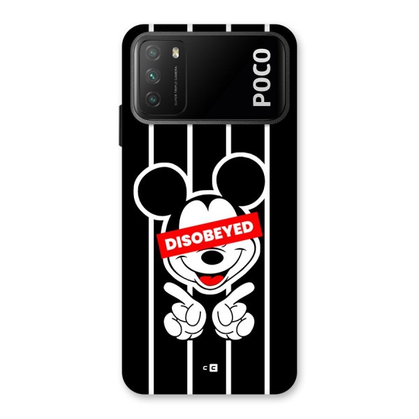 Disobeyed Micky Back Case for Poco M3