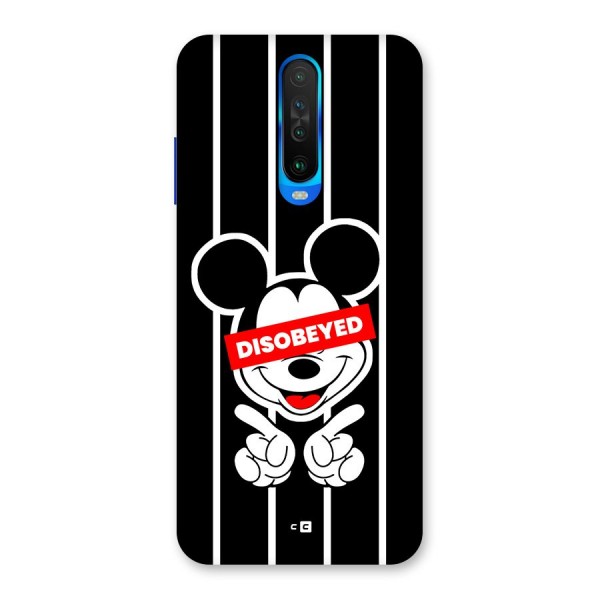Disobeyed Micky Back Case for Poco X2