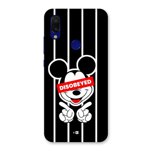 Disobeyed Micky Back Case for Redmi 7