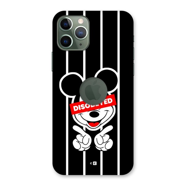 Disobeyed Micky Back Case for iPhone 11 Pro Logo Cut