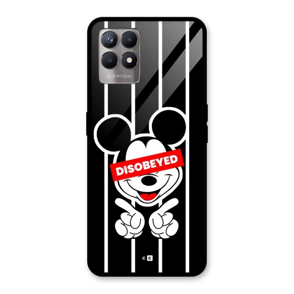 Disobeyed Micky Glass Back Case for Realme 8i