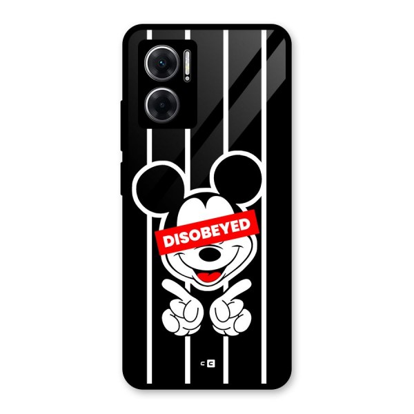 Disobeyed Micky Glass Back Case for Redmi 11 Prime 5G
