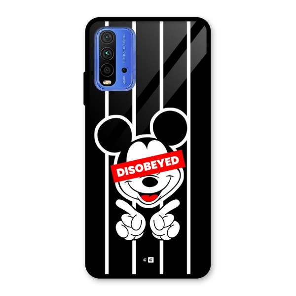 Disobeyed Micky Glass Back Case for Redmi 9 Power