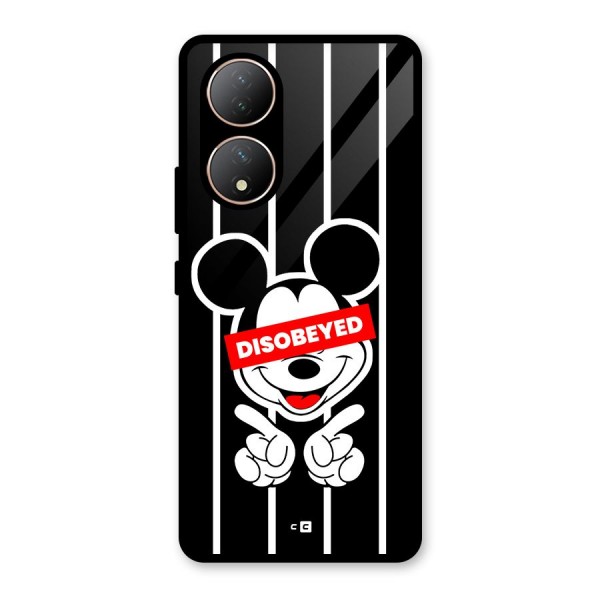 Disobeyed Micky Glass Back Case for Vivo Y100A