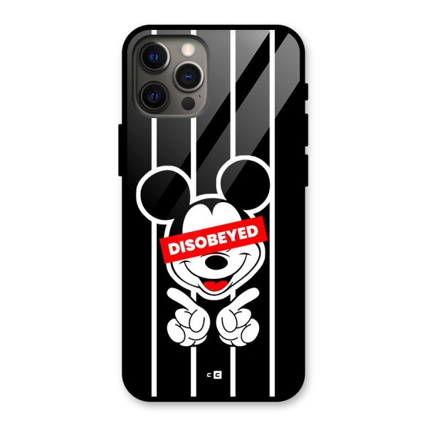 Disobeyed Micky Glass Back Case for iPhone 12 Pro Max