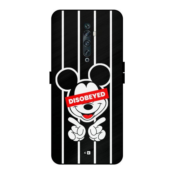 Disobeyed Micky Metal Back Case for Oppo Reno2 F