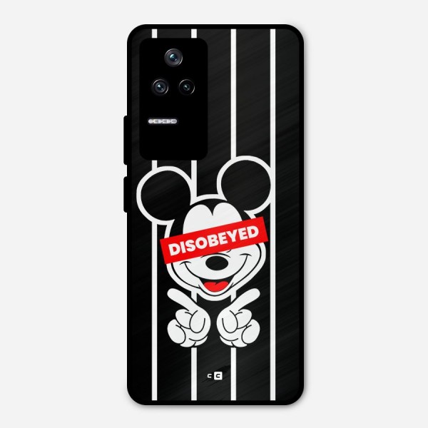 Disobeyed Micky Metal Back Case for Poco F4 5G