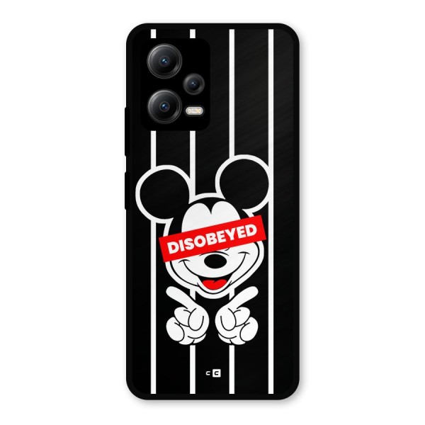 Disobeyed Micky Metal Back Case for Poco X5