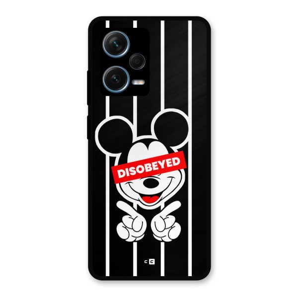 Disobeyed Micky Metal Back Case for Redmi Note 12 Pro Plus 5G