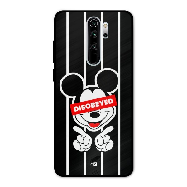 Disobeyed Micky Metal Back Case for Redmi Note 8 Pro
