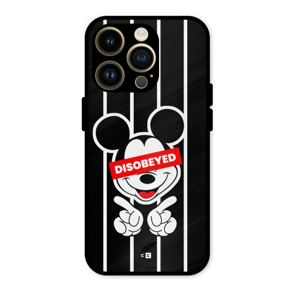Disobeyed Micky Metal Back Case for iPhone 14 Pro