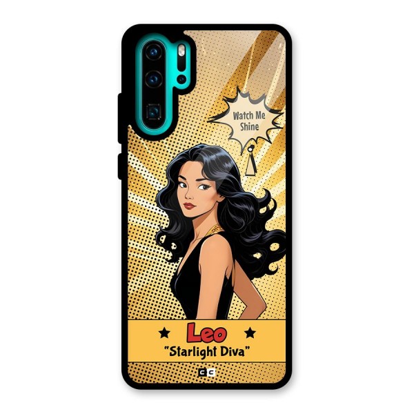 Diva Leo Glass Back Case for Huawei P30 Pro