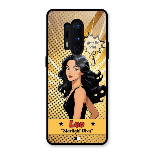 Diva Leo Glass Back Case for OnePlus 8 Pro