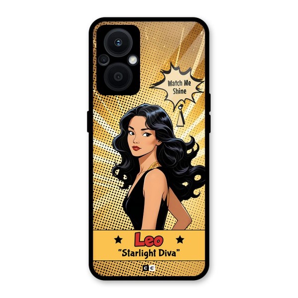 Diva Leo Glass Back Case for Oppo F21s Pro 5G