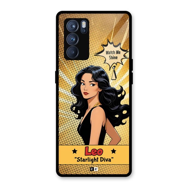 Diva Leo Glass Back Case for Oppo Reno6 Pro 5G
