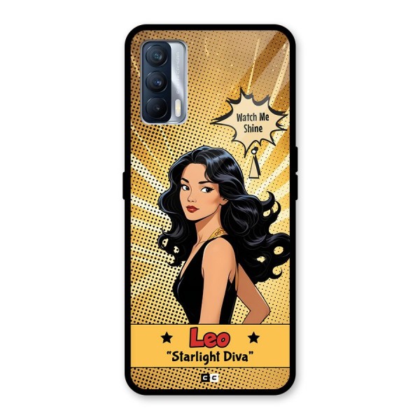 Diva Leo Glass Back Case for Realme X7