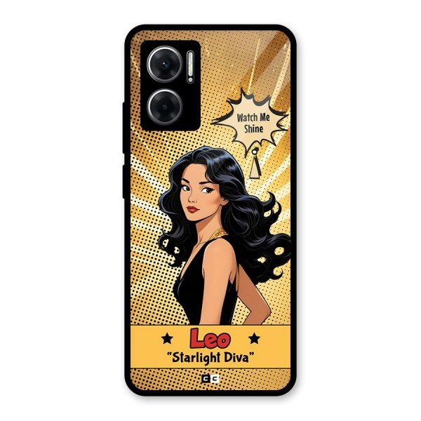 Diva Leo Glass Back Case for Redmi 11 Prime 5G