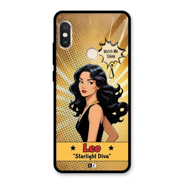 Diva Leo Glass Back Case for Redmi Note 5 Pro